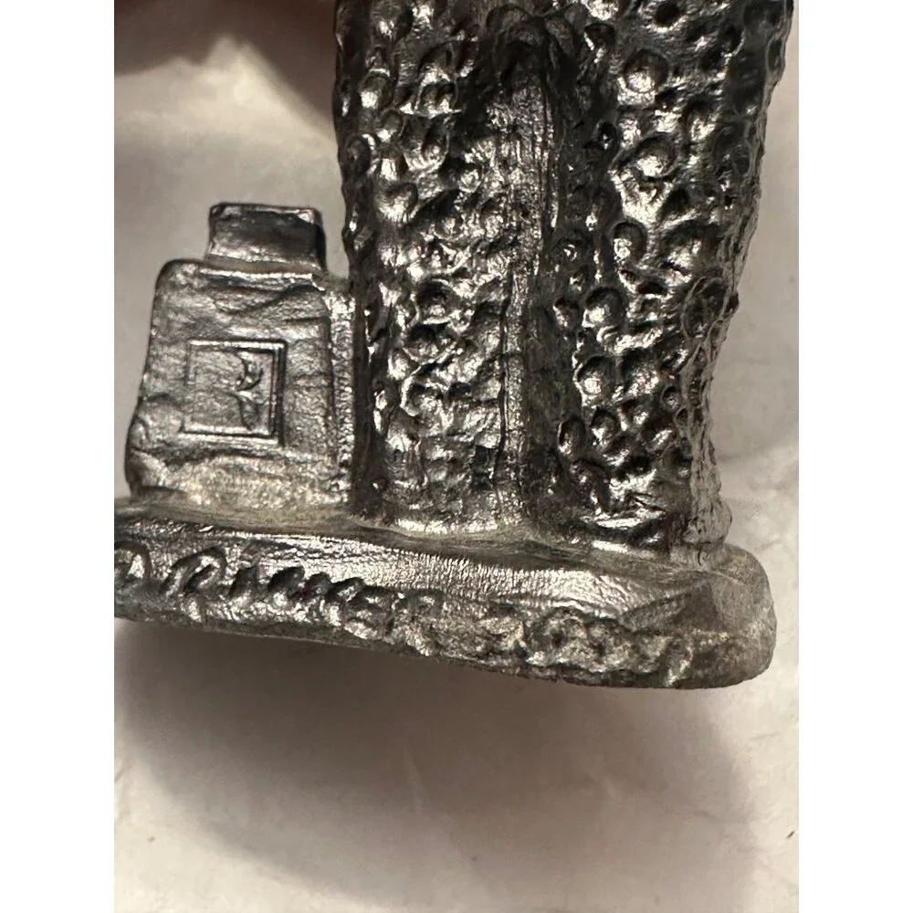 Michael‎ Ricker Pewter Nurse Sculpture Holding Child  Christmas